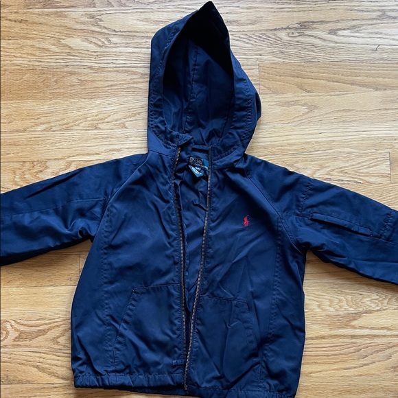 Ralph Lauren Dark Blue Kids Raincoat